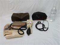 Vintage Blood Pressure Cuff & Stethoscope