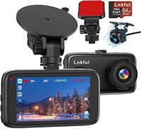 Lnkful Front & Rear Dash Cam