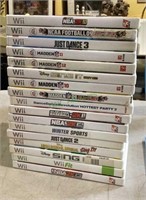 Wii games - lot of 18 includes We Fit, Sing, High