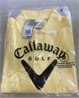 Callaway golf shirt size large embroidered