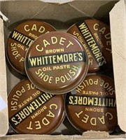 Vintage Cadet shoe polish tins - lot of nine  1733