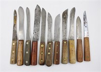 (11) Vintage/Antique Knife Lot Kutmaster Forged