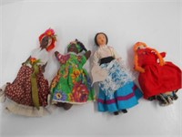 Afican American Dolls and Red Riding Hood and