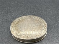 Sterling Silver Trinket Box, TW 13.93g