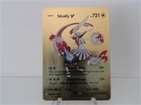 Pokemon Card Rare Gold Silvally V