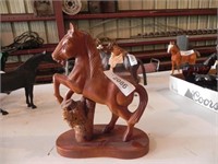 Faith Woodcraft Carved Horse