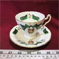 Royal Adderley Fine Bone China Teacup & Saucer