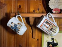 13 Norman Rockwell museum collections coffee mugs