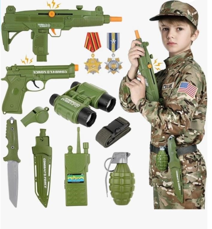GIFTINBOX Army Costume for Kids, Halloween Costume