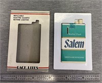 Vintage New In Box Salem Lighter