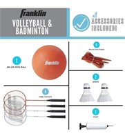 NEW Volleyball + Badminton Combo Set