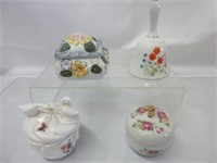 Porcelain Bell & Trinket Boxes