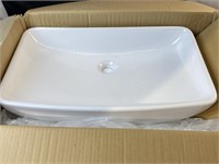 23.5'' Rectangular Vitreous China Sink