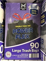 MM power flex 90 large trash bags