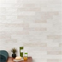 3" x 8" Polished Ceramic Subway Wall Tile (5.38