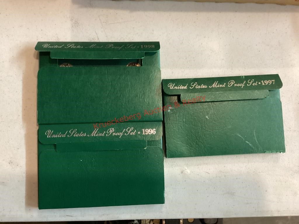 1996-1998 United States Mint Proof Sets