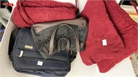 (4) red seat cushions, (1) Forecast bag, (1) GH