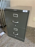 2 DRAWER METAL FILE CABINET