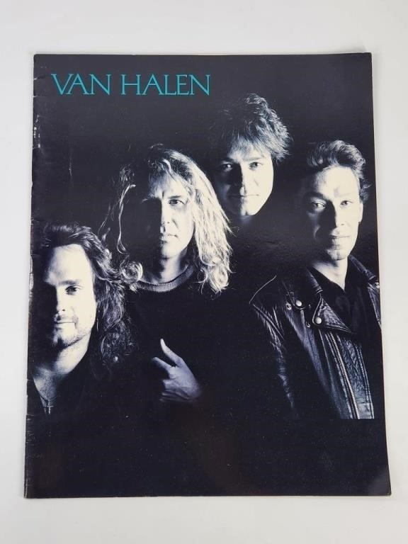 VINTAGE VAN HALEN CONCERT PROGRAM