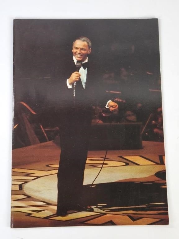 VINTAGE FRANK SINATRA CONCERT PROGRAM & TICKET