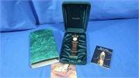 Bulova Brass Miniature Grandfather Clock 5.5"