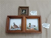Hand Painted Joseph Q Whipple Shadow Boxes