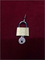Small Lock With Keys