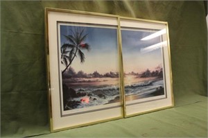 Larry Dotson (2) Picture Set "Maui Surf" 68/375