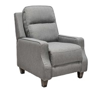 Minhas Fabric Push Back Recliner, Grey (new In