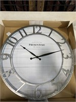 Presentime and company clock 20in diameter