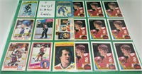8x Darryl Sittler Hockey Cards 9x Al MacInnis Card