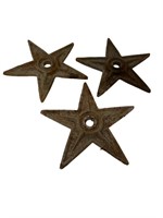 Cast iron large star anchors rustic decor