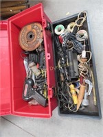 Tool Box w/ Soldering Irons/Guns and Supplies