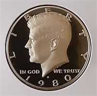 PROOF KENNEDY HALF DOLLAR-1980-S