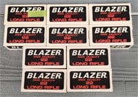 (500) Blazer High Velocity .22 Long Rifle Rounds