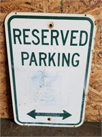Handicap Reserve Parking Metal Sign 12 x 18"
