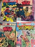 Vintage War and Gi combat comic lot