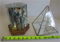 Glass Pyramid Display & Butterfly Display