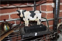 CAST IRON COW SHOE BRUSH