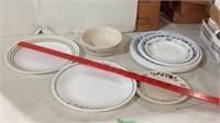 Mixed Corelle dishes
