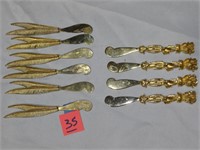 Nice Gold Looking Butter/ Jelly Knives 10ct