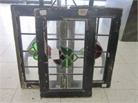 3 STAINED GLASS WINDOWS