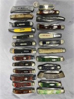 Group 25 vintage, etc. folding knives
