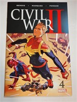 MARVEL COMICS CIVIL WAR II #4 HIGHER TO HIGH KEY