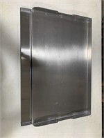Stainless steel griddle 23x16