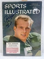 Signed 1956 Sport Illustrated/ Paul Hornung