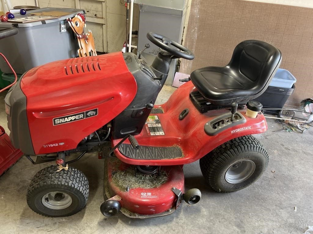 Snapper riding mower does run