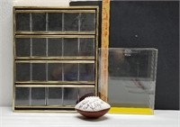 Baseball Card Display with Plastic Cases