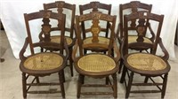 Set of 6 Matching Victorian Hip Hugger