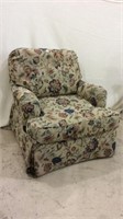 Broyhill Floral Upholstered Over Stuffed Chair
